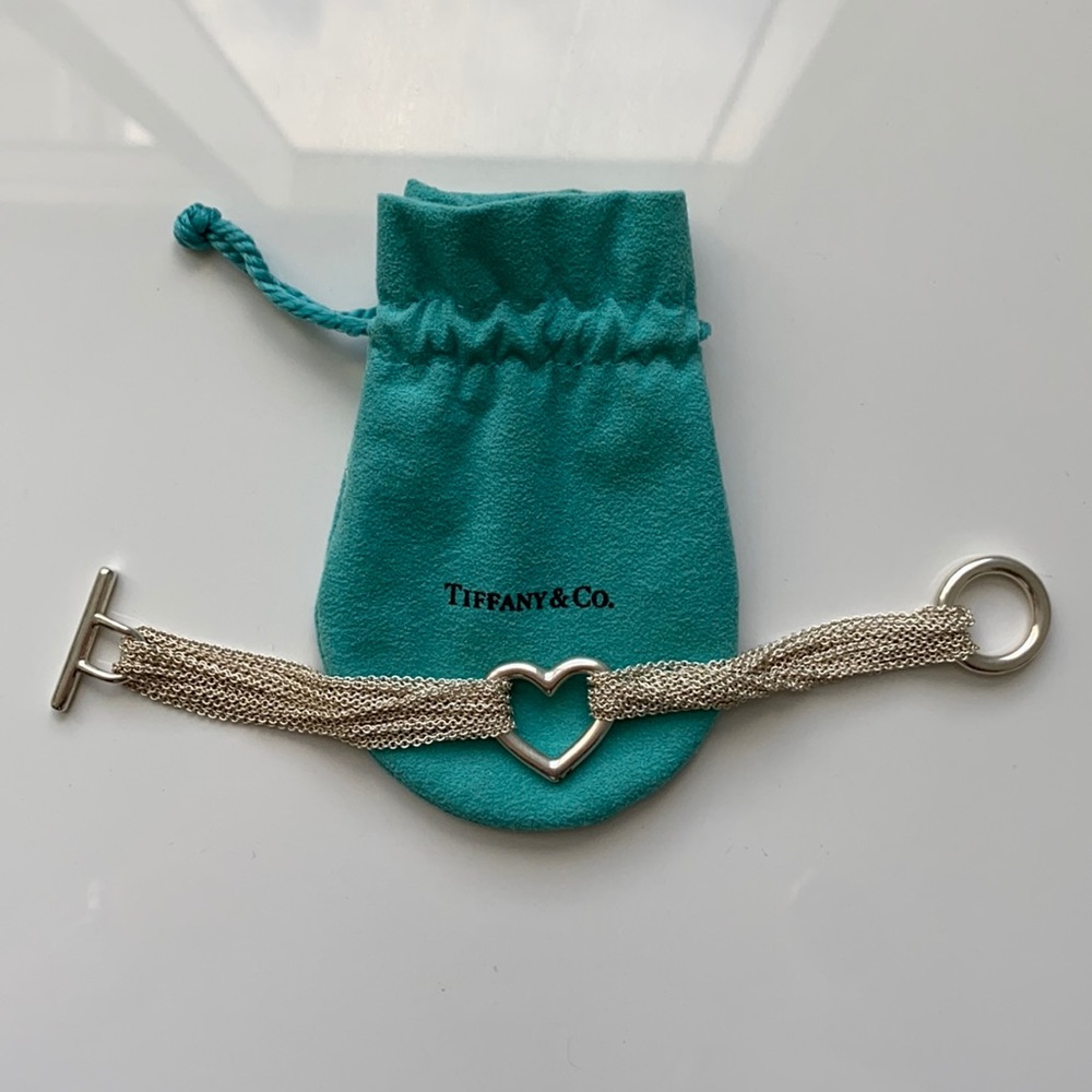 Tiffany heart bracelet $150 or best offer